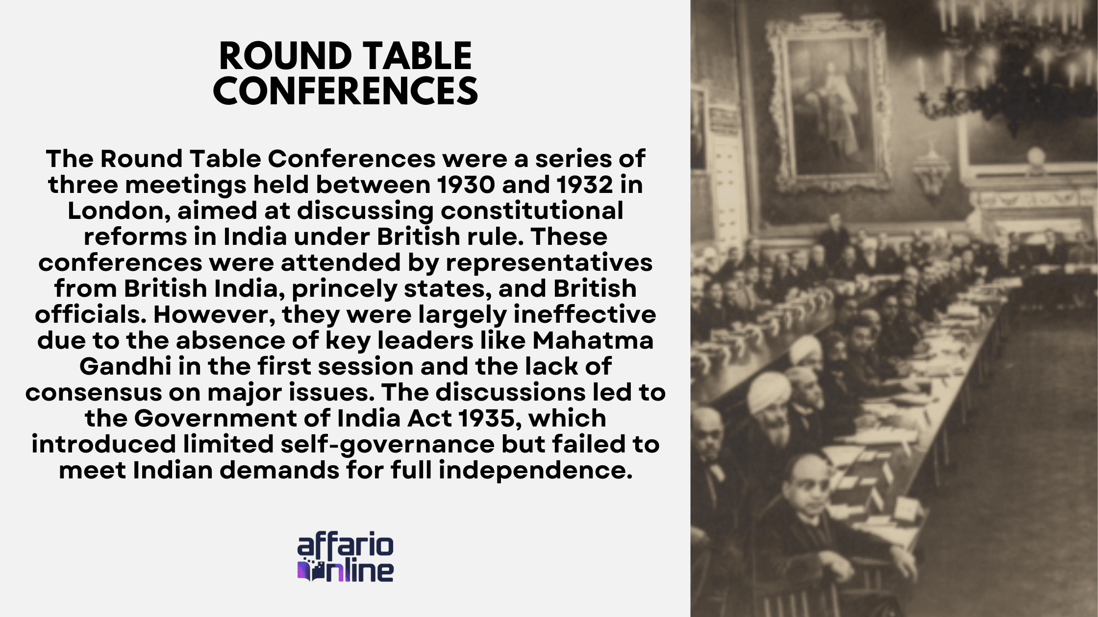 Round Table Conferences